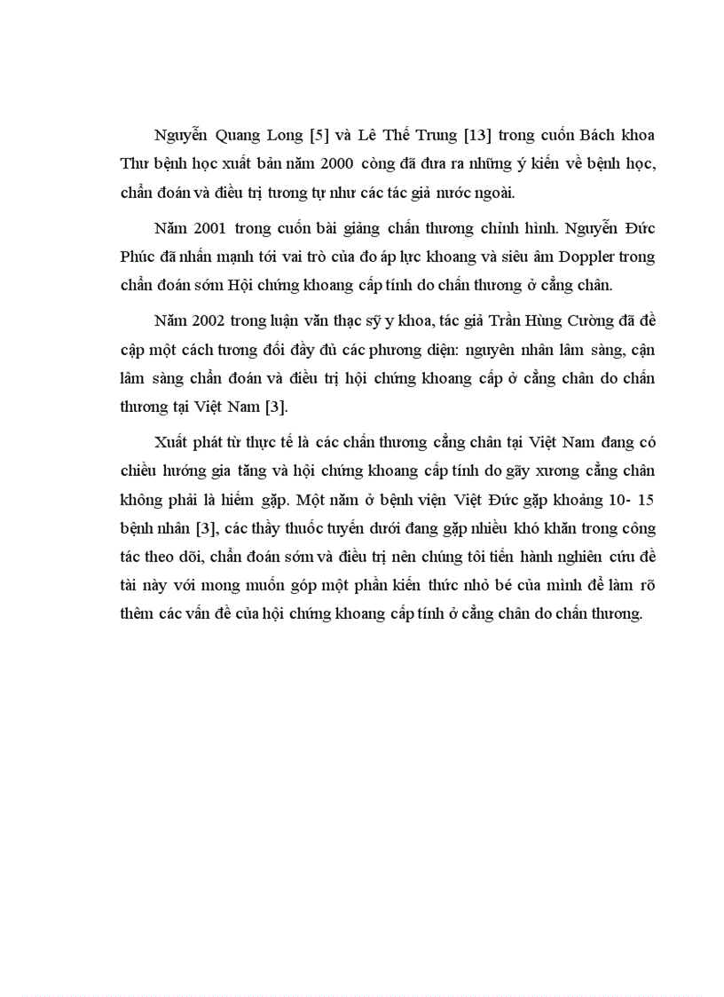 image for page Đánh giá kết quả điều trị hội chứng chèn ép khoang cẳng chân sau chấn thương tại bệnh viện việt đức từ 2003 2007