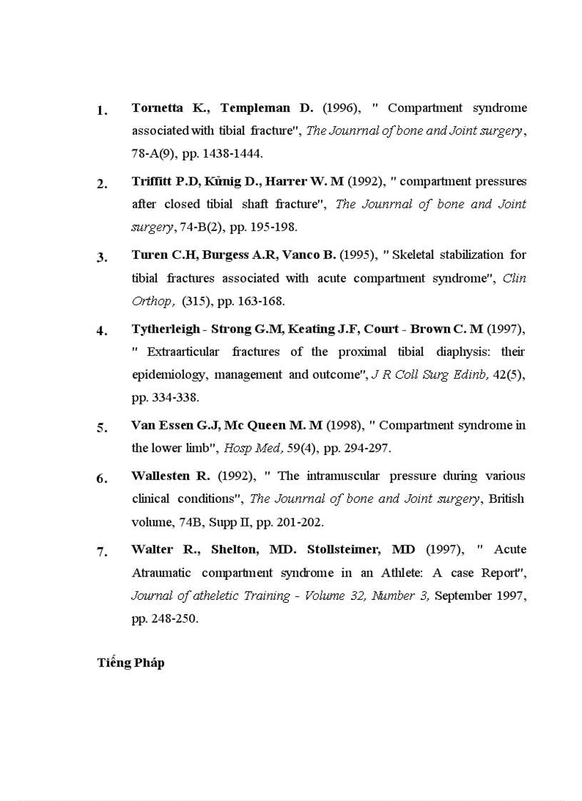 image for page Đánh giá kết quả điều trị hội chứng chèn ép khoang cẳng chân sau chấn thương tại bệnh viện việt đức từ 2003 2007