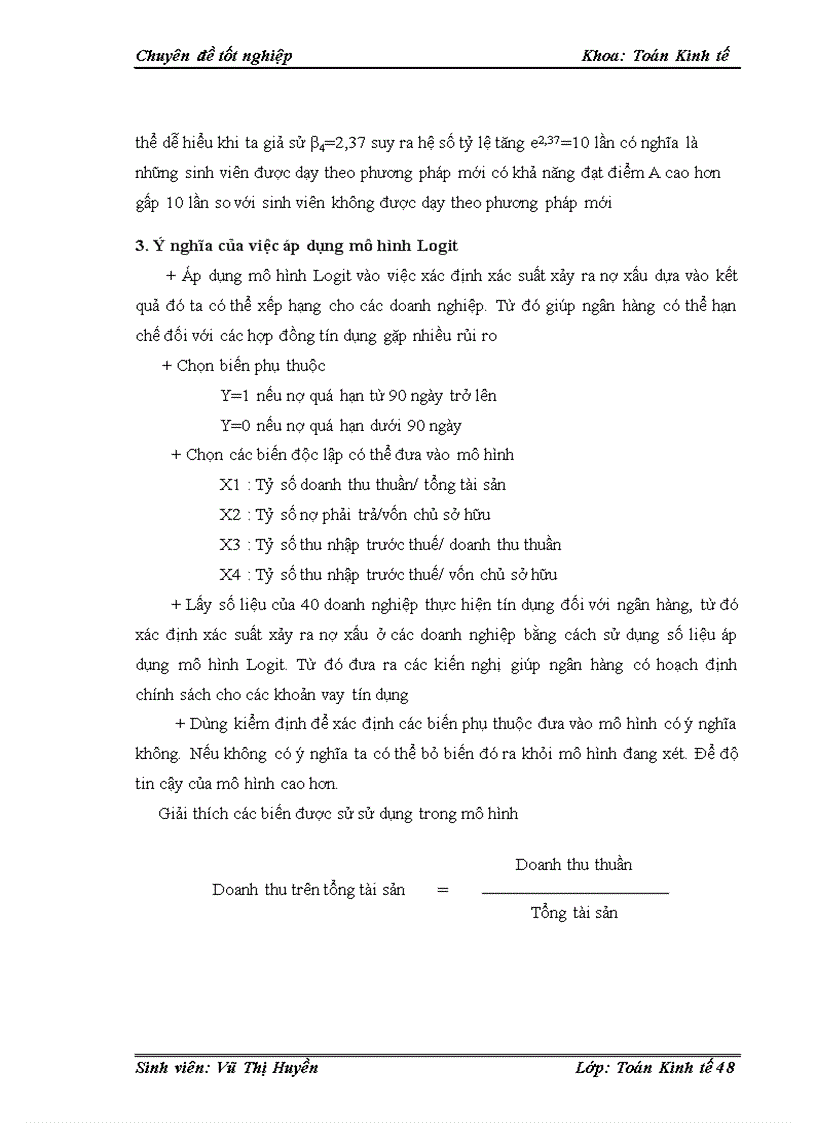 image for page Ứng dụng mô hình Logit xếp hạng và phân loại với tín dụng khách hàng doanh nghiệp lớn tại ngân hàng công thương chi nhánh Hai Bà Trưng