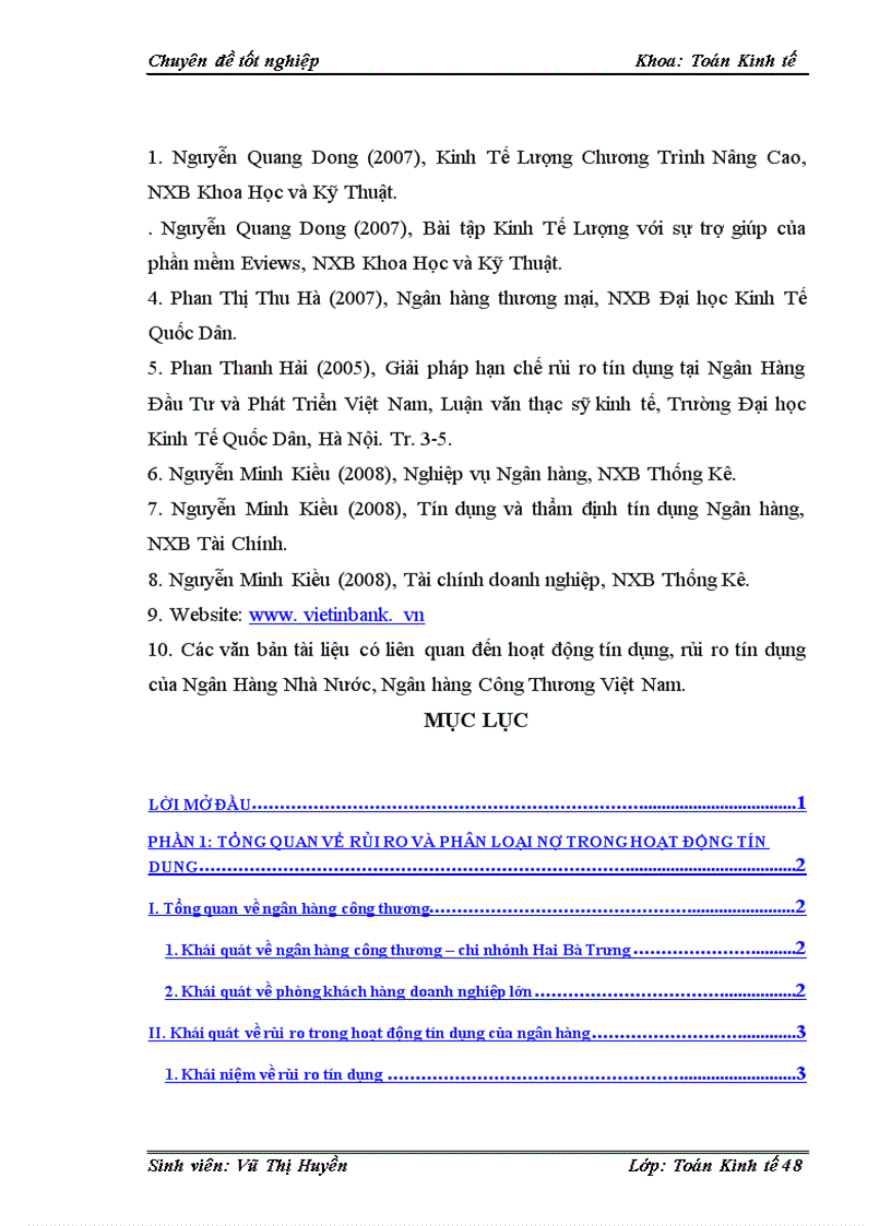 image for page Ứng dụng mô hình Logit xếp hạng và phân loại với tín dụng khách hàng doanh nghiệp lớn tại ngân hàng công thương chi nhánh Hai Bà Trưng