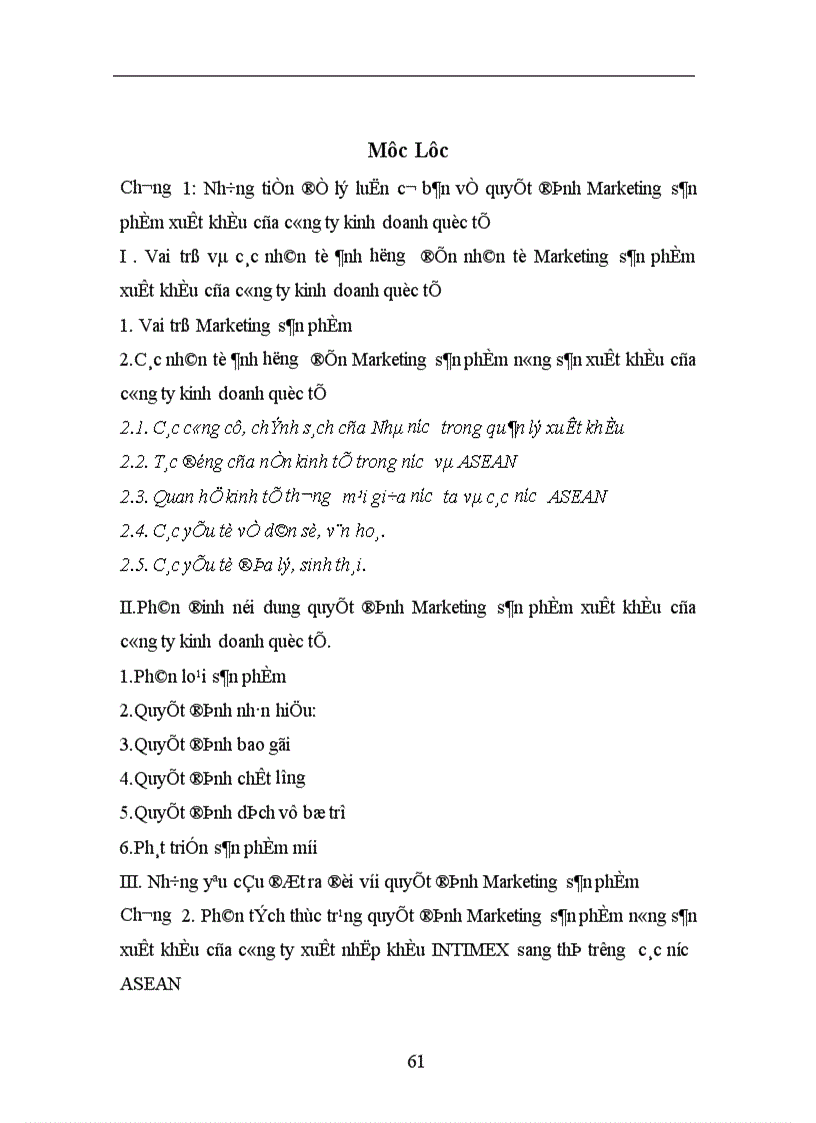 image for page Hoàn thiện quyết định Marketing sản phẩm nông sản xuất khẩu của công ty xuất nhập khẩu INTIMEX sang thị trường các nước ASEAN 1