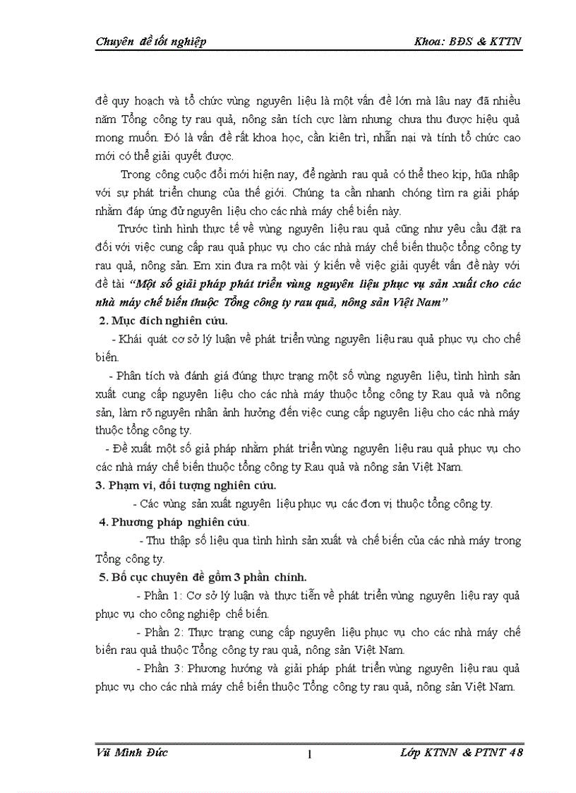 image for page Một số giải pháp phát triển vùng nguyên liệu phục vụ sản xuất cho các nhà máy chế biến thuộc Tổng công ty rau quả nông sản Việt Nam