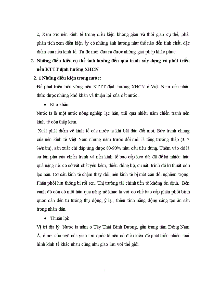 image for page Quan điểm lịch sử cụ thể với quá trình xây dựng và phát triển nền kinh tế thị trường định hướng xã hội chủ nghĩa ở Việt Nam 1