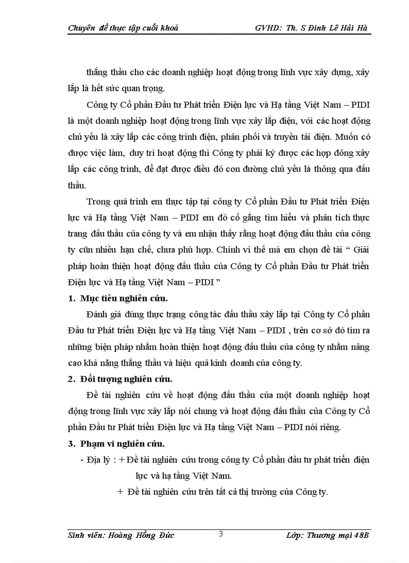 image for page Giải pháp hoàn thiện hoạt động đấu thầu của Công ty Cổ phần Đầu tư Phát triển Điện lực và Hạ tầng Việt Nam PIDI