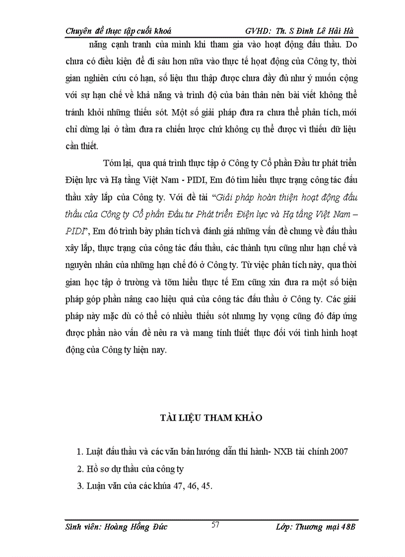 image for page Giải pháp hoàn thiện hoạt động đấu thầu của Công ty Cổ phần Đầu tư Phát triển Điện lực và Hạ tầng Việt Nam PIDI