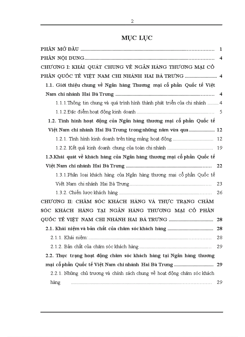 image for page Hoàn thiện công tác chăm sóc khách hàng tại Ngân hàng thương mại cổ phần quốc tế Việt Nam chi nhánh Hai Bà Trưng 1