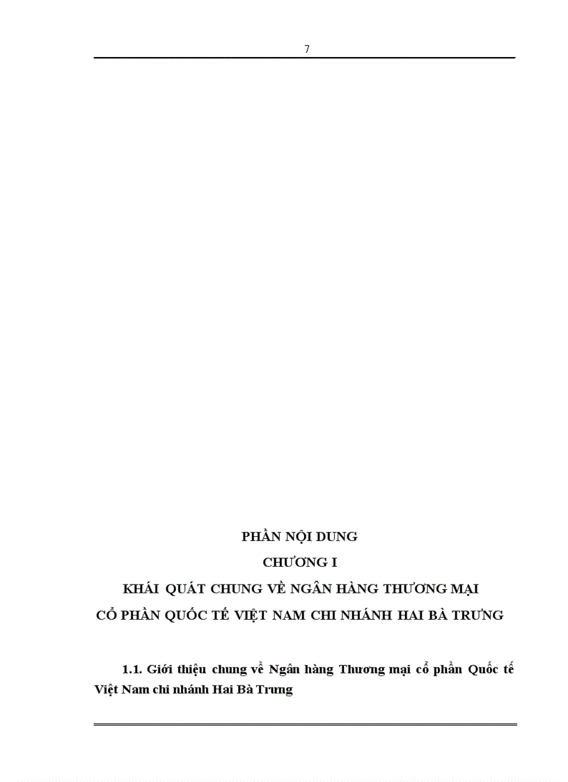 image for page Hoàn thiện công tác chăm sóc khách hàng tại Ngân hàng thương mại cổ phần quốc tế Việt Nam chi nhánh Hai Bà Trưng 1