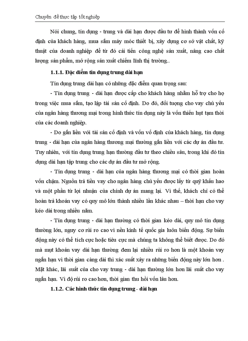 image for page Thực trạng và giải pháp đối với tín dụng trung dài hạn tại chi nhánh Ngân Hàng No PTNT Đông Hà Nội 1