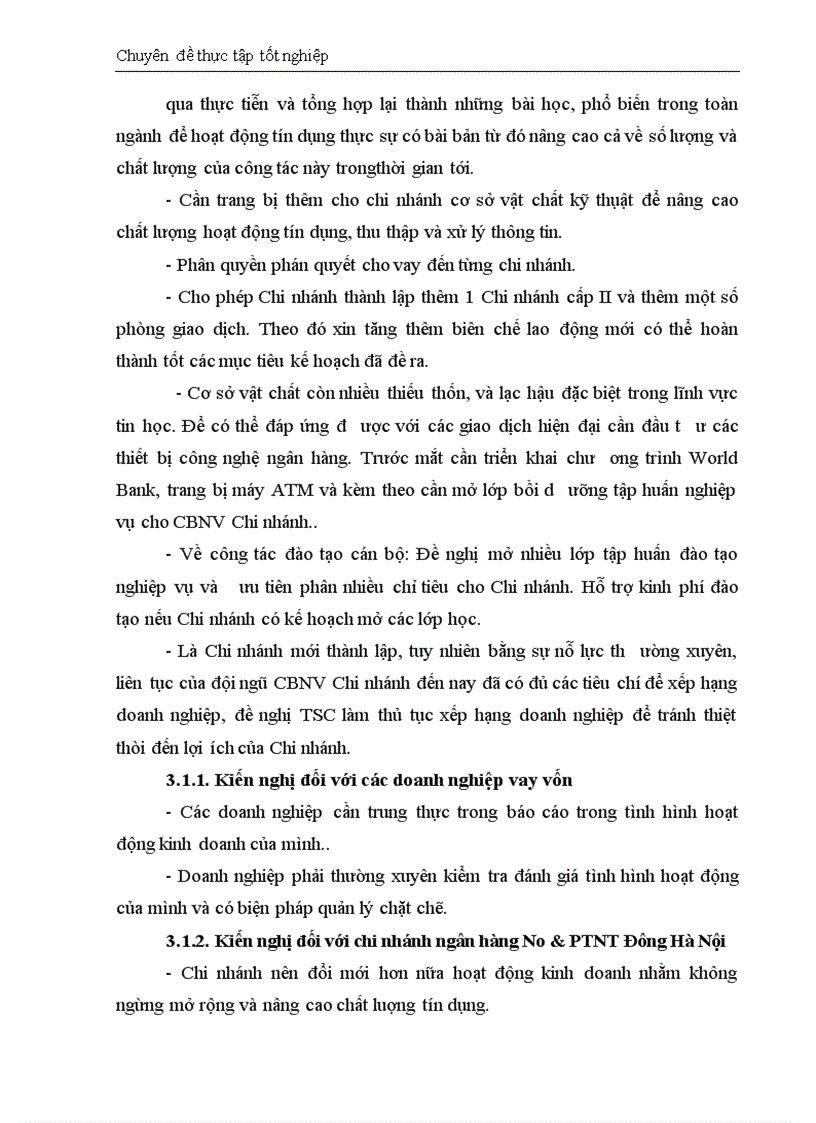 image for page Thực trạng và giải pháp đối với tín dụng trung dài hạn tại chi nhánh Ngân Hàng No PTNT Đông Hà Nội 1