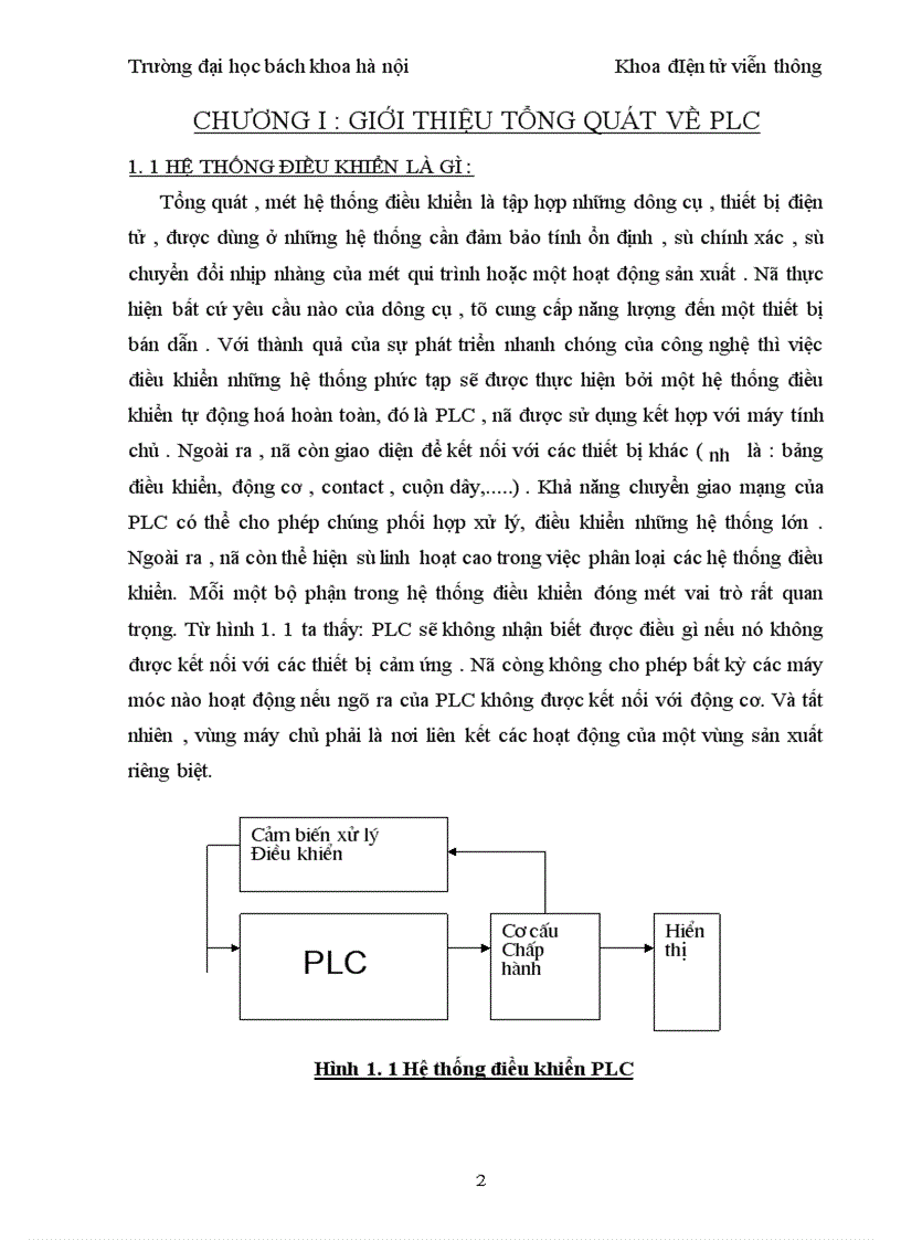 image for page Giới thiệu tổng quát về plc