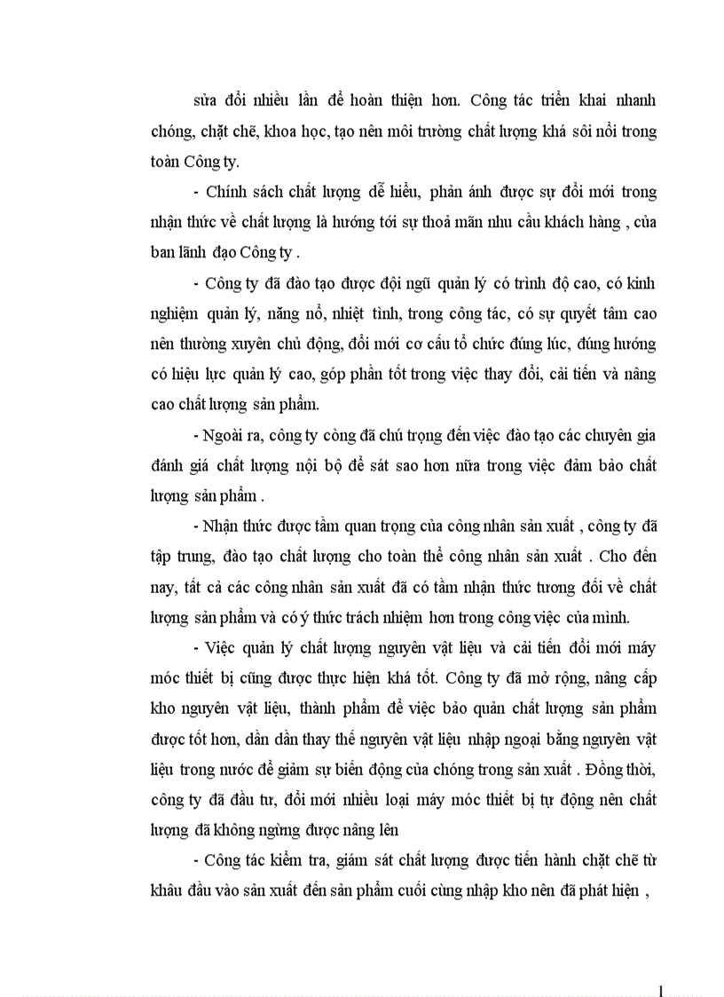 image for page Phân tích tình hình chất lượng sản phẩm sợi ở Công ty Dệt May Hà Nội 1