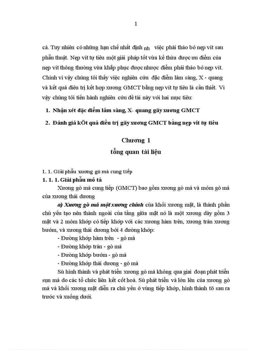 image for page Nhận xét đặc điểm lâm sàng X quang và kết quả điều trị g y xương gò má cung tiếp bằng nẹp vít tự tiêu