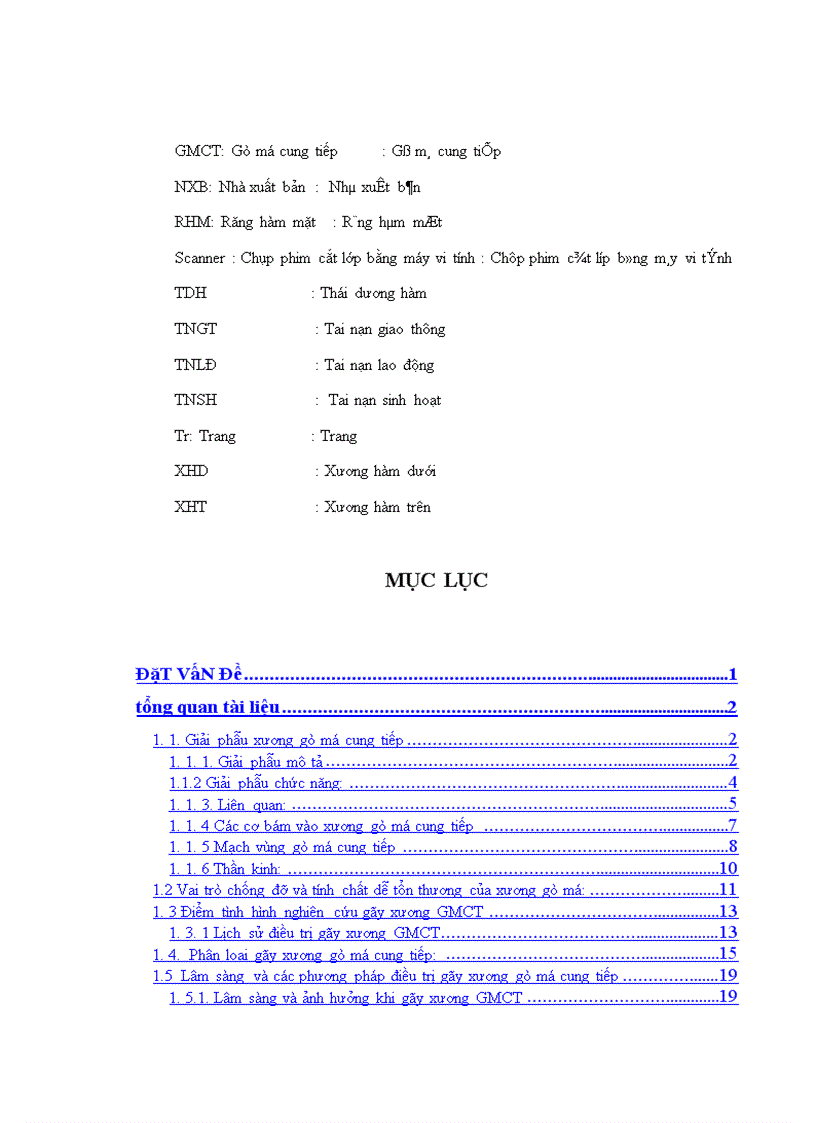image for page Nhận xét đặc điểm lâm sàng X quang và kết quả điều trị g y xương gò má cung tiếp bằng nẹp vít tự tiêu