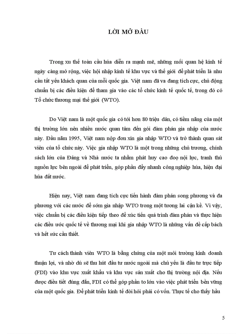 image for page Những bất cập trong thu hút đầu tư nước ngoài tại Việt Nam trong quá trình gia nhập WTO