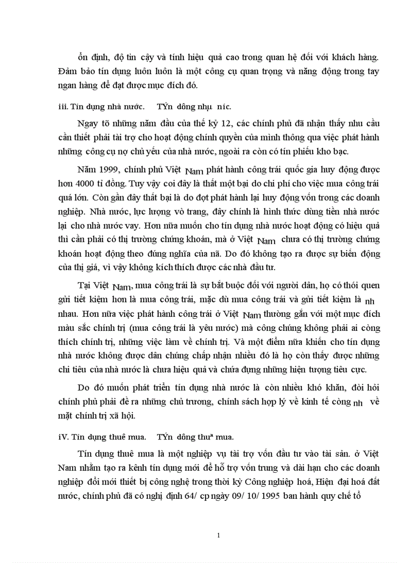 image for page Tín dụng và các hình thức trong nền kinh tế thị trường 1