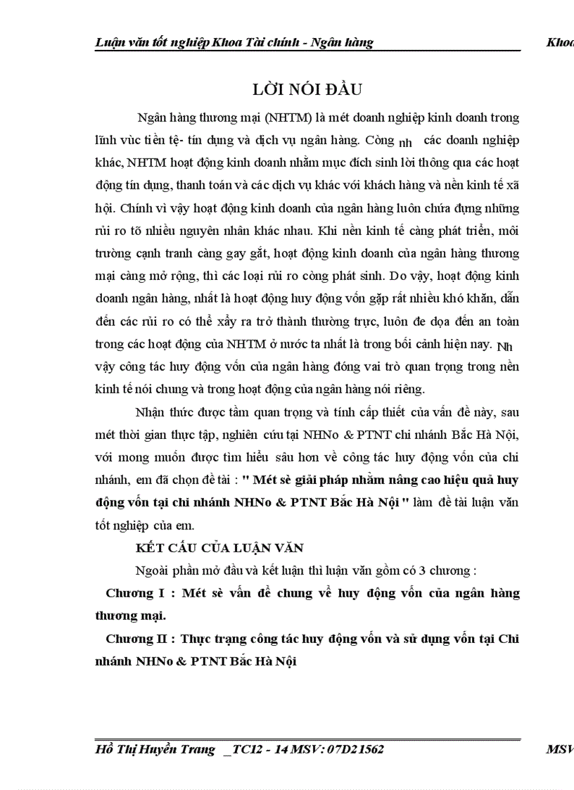 image for page Một số giải pháp nhằm nâng cao hiệu quả huy động vốn tại chi nhánh NHNo PTNT Bắc Hà Nội