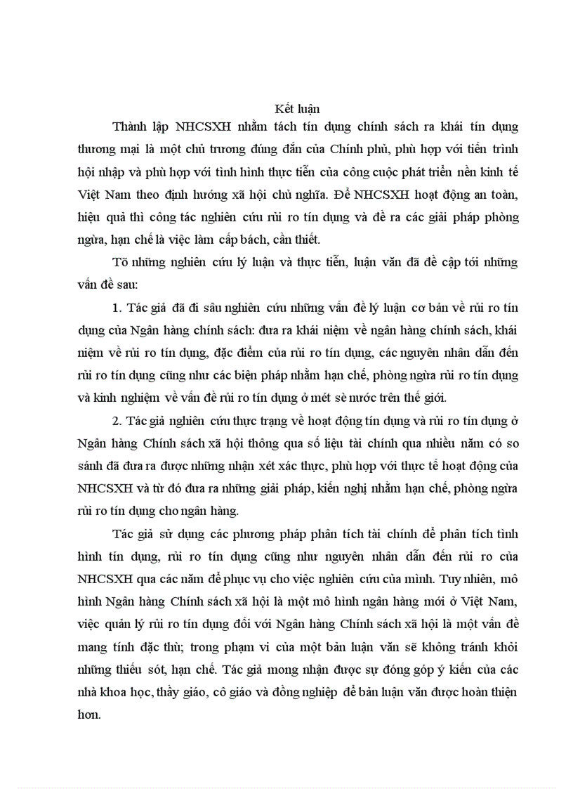 image for page Hạn chế rủi ro tín dụng tại Ngân hàng Chính sách xã hội Việt Nam