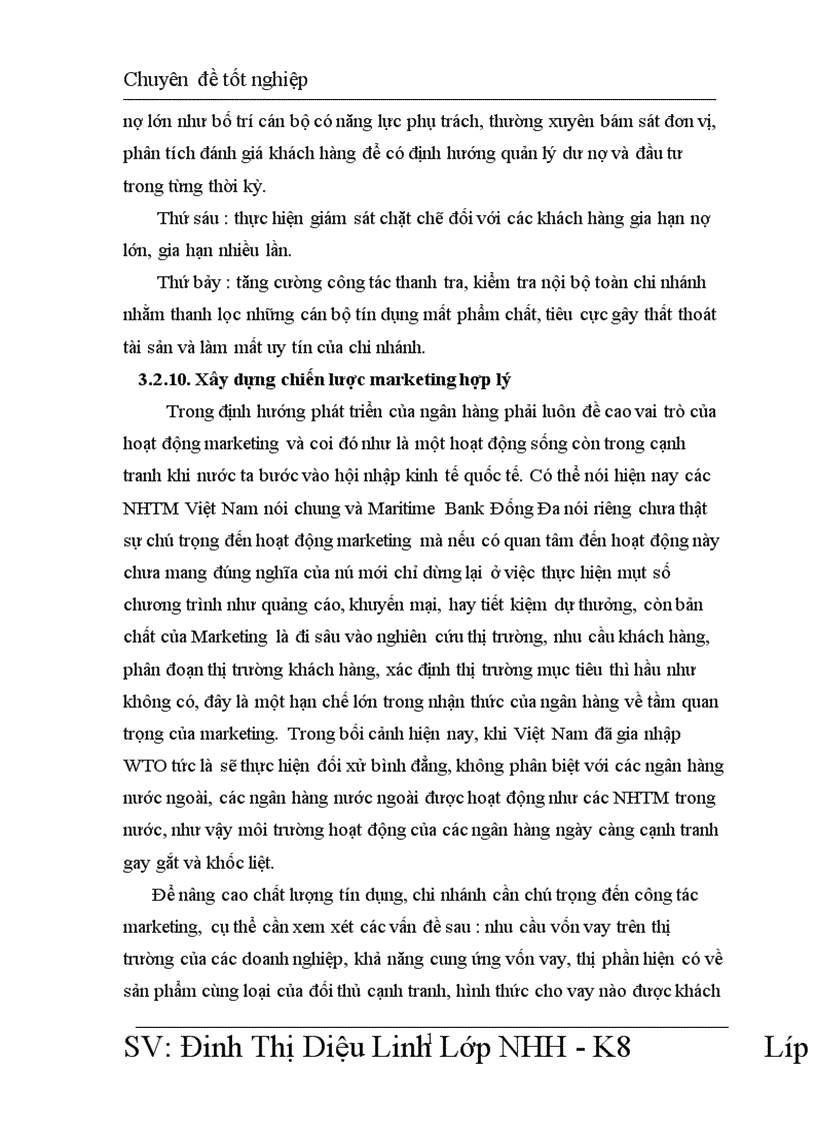 image for page Nâng cao chất lượng tín dụng tại chi nhánh ngân hàng Hàng Hải Đống Đa 1