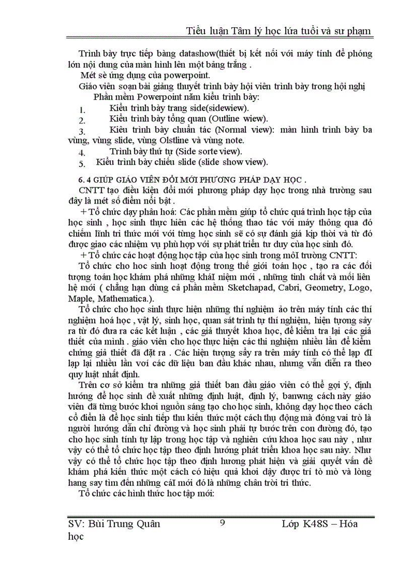 image for page Tâm lý học lứa tuổi và sư phạm