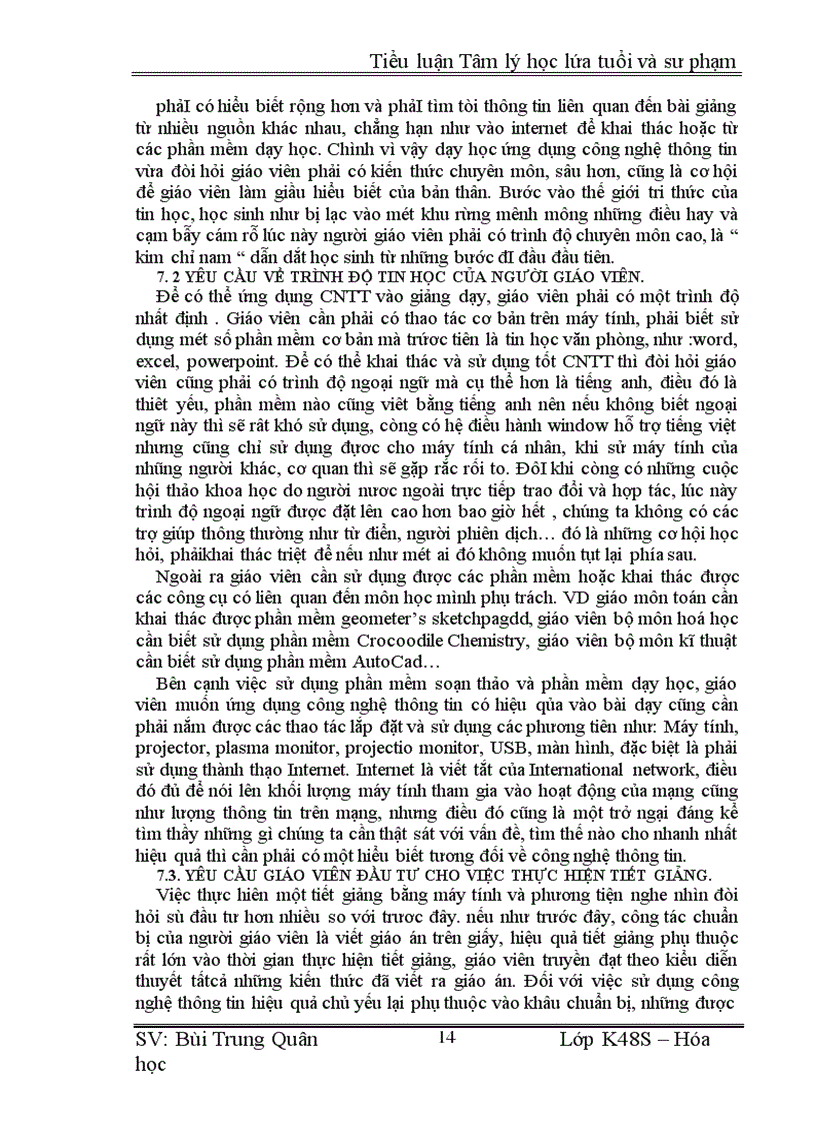 image for page Tâm lý học lứa tuổi và sư phạm