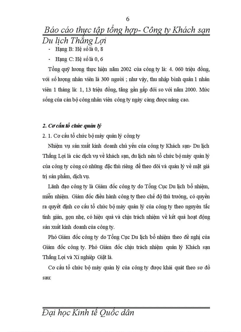 image for page Báo cáo thực tập tổng hợp tại Khách sạn Du lịch Thắng Lợi