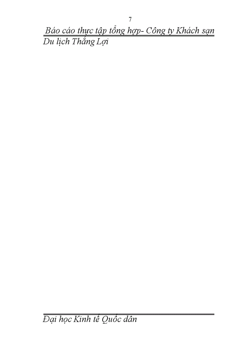 image for page Báo cáo thực tập tổng hợp tại Khách sạn Du lịch Thắng Lợi