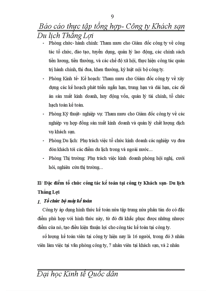 image for page Báo cáo thực tập tổng hợp tại Khách sạn Du lịch Thắng Lợi