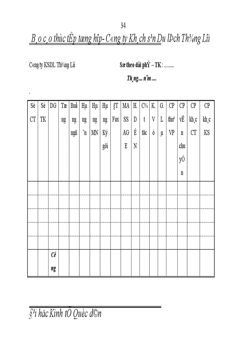 image for page Báo cáo thực tập tổng hợp tại Khách sạn Du lịch Thắng Lợi