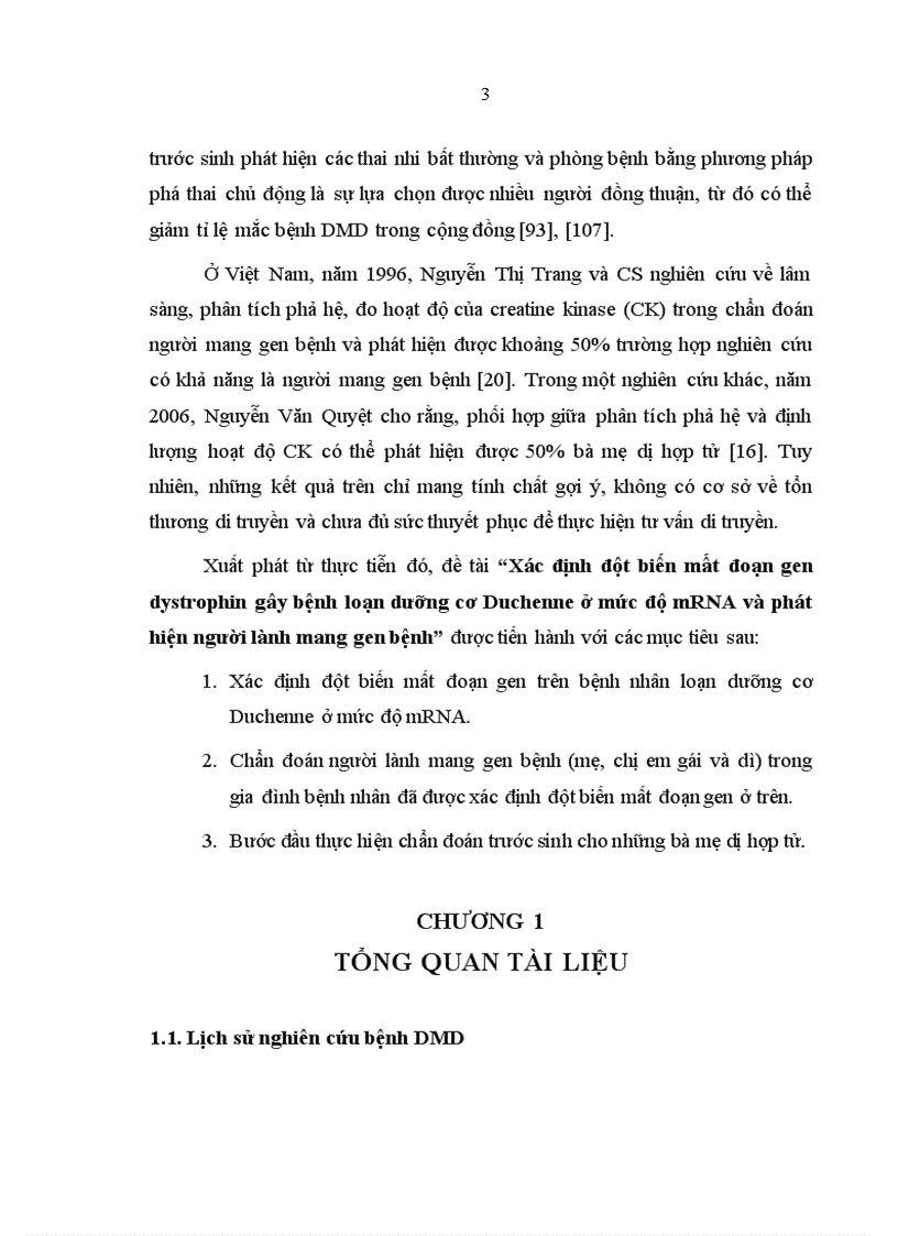image for page Xác định đột biến mất đoạn gen dystrophin gây bệnh loạn dưỡng cơ Duchenne ở mức độ mRNA và phát hiện người lành mang gen bệnh