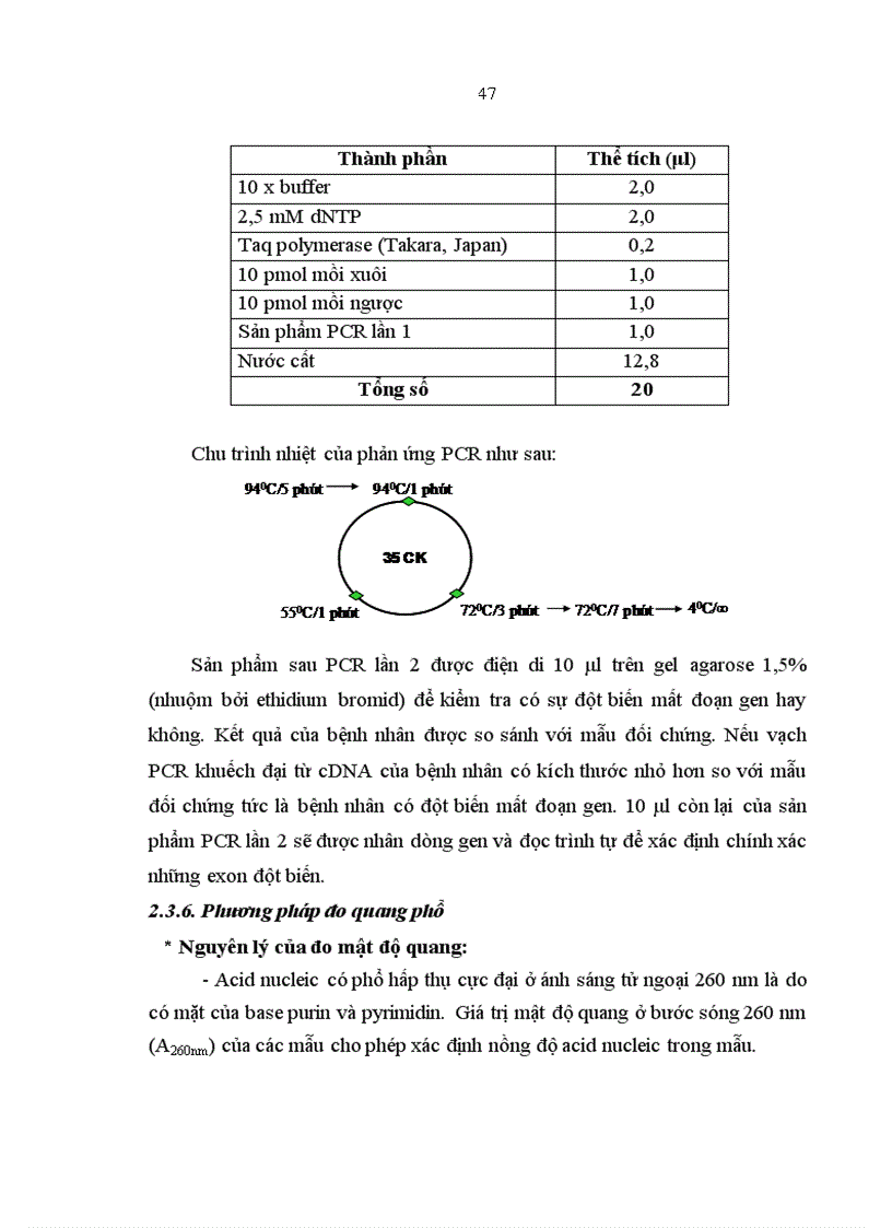 image for page Xác định đột biến mất đoạn gen dystrophin gây bệnh loạn dưỡng cơ Duchenne ở mức độ mRNA và phát hiện người lành mang gen bệnh