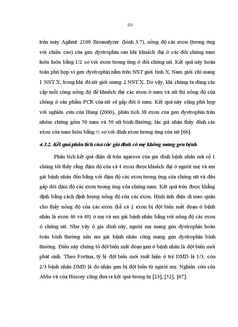 image for page Xác định đột biến mất đoạn gen dystrophin gây bệnh loạn dưỡng cơ Duchenne ở mức độ mRNA và phát hiện người lành mang gen bệnh