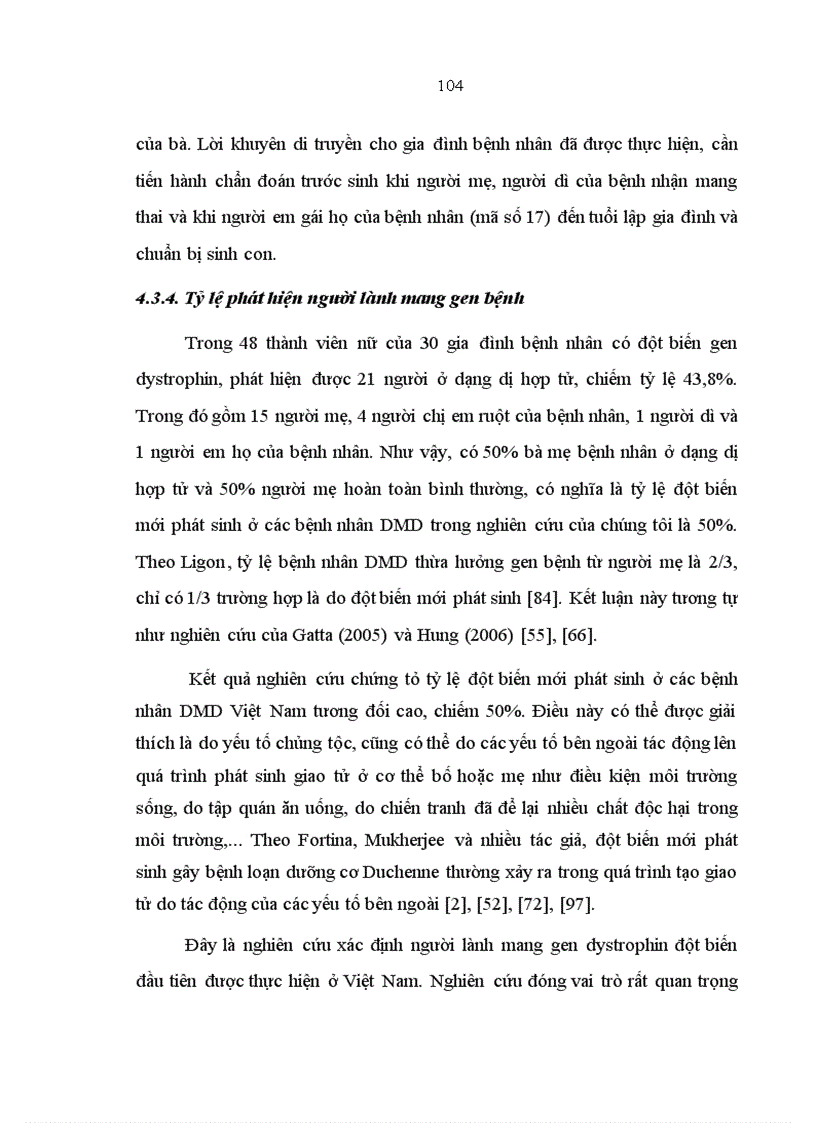 image for page Xác định đột biến mất đoạn gen dystrophin gây bệnh loạn dưỡng cơ Duchenne ở mức độ mRNA và phát hiện người lành mang gen bệnh