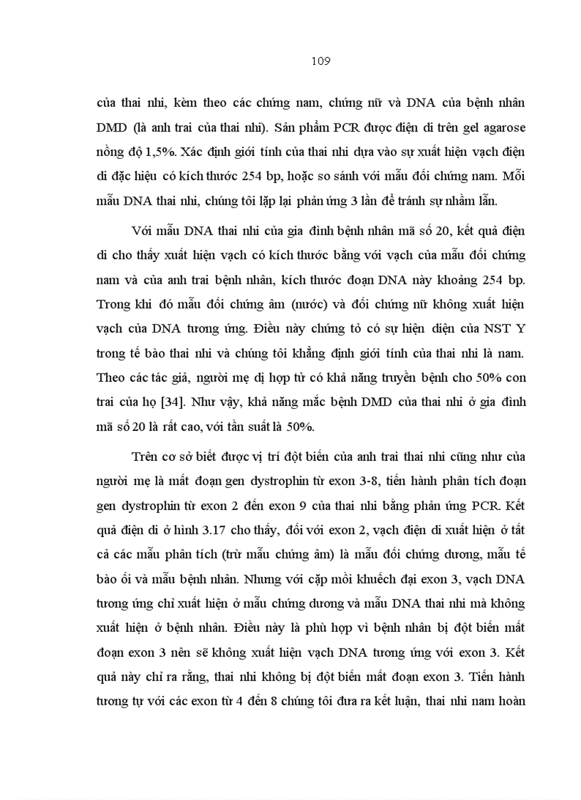image for page Xác định đột biến mất đoạn gen dystrophin gây bệnh loạn dưỡng cơ Duchenne ở mức độ mRNA và phát hiện người lành mang gen bệnh