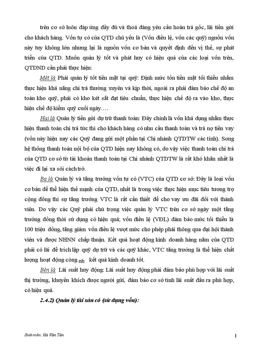 image for page Đảm bảo an toàn vốn đối vối hoạt động QTDND cơ sở trên địa bàn tỉnh Hải Dương Thực trạng và giải pháp 1