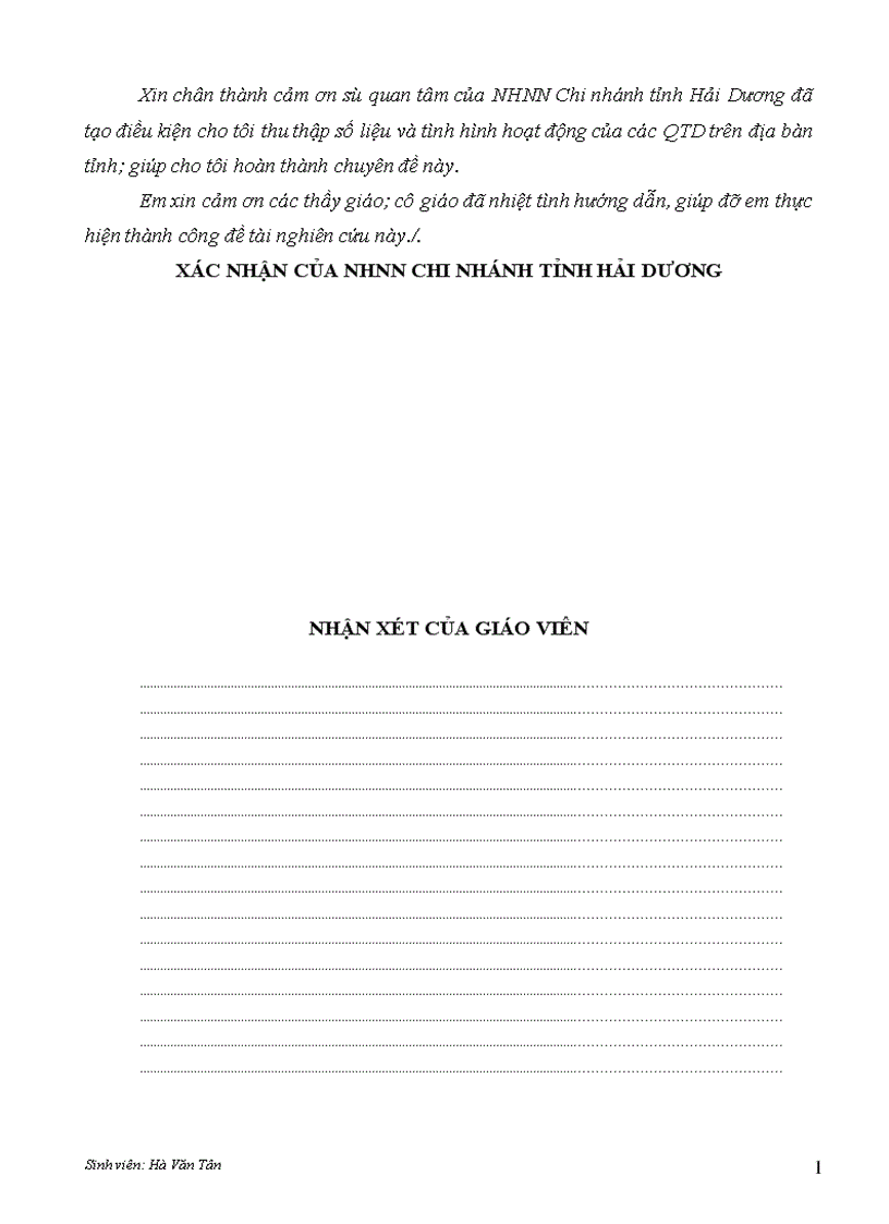 image for page Đảm bảo an toàn vốn đối vối hoạt động QTDND cơ sở trên địa bàn tỉnh Hải Dương Thực trạng và giải pháp 1