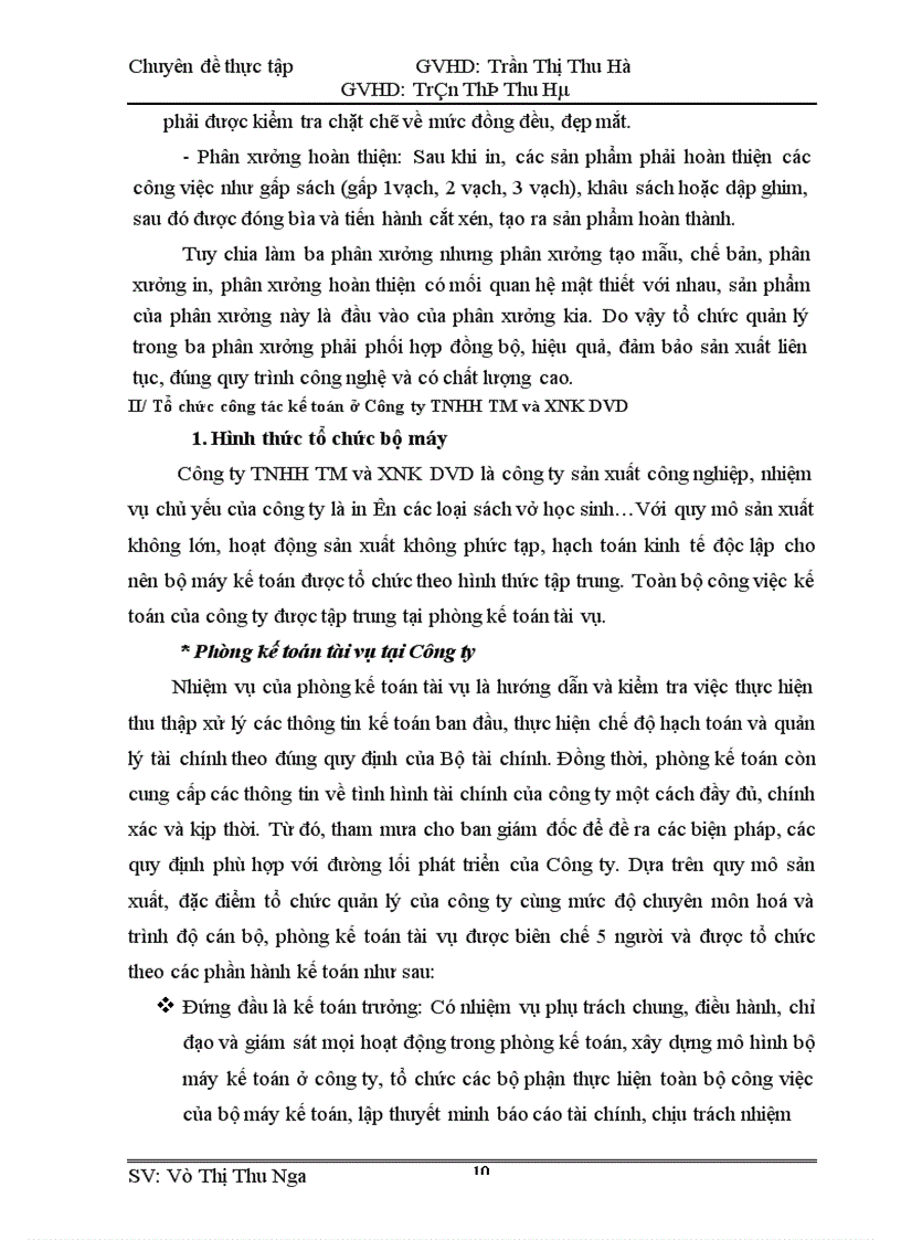 image for page Hoàn thiện Công Tác Kế toán hạch toán chi phí sản xuất và tính giá thành sản phẩm tại Công ty TNHH TM và XNK DVD 1