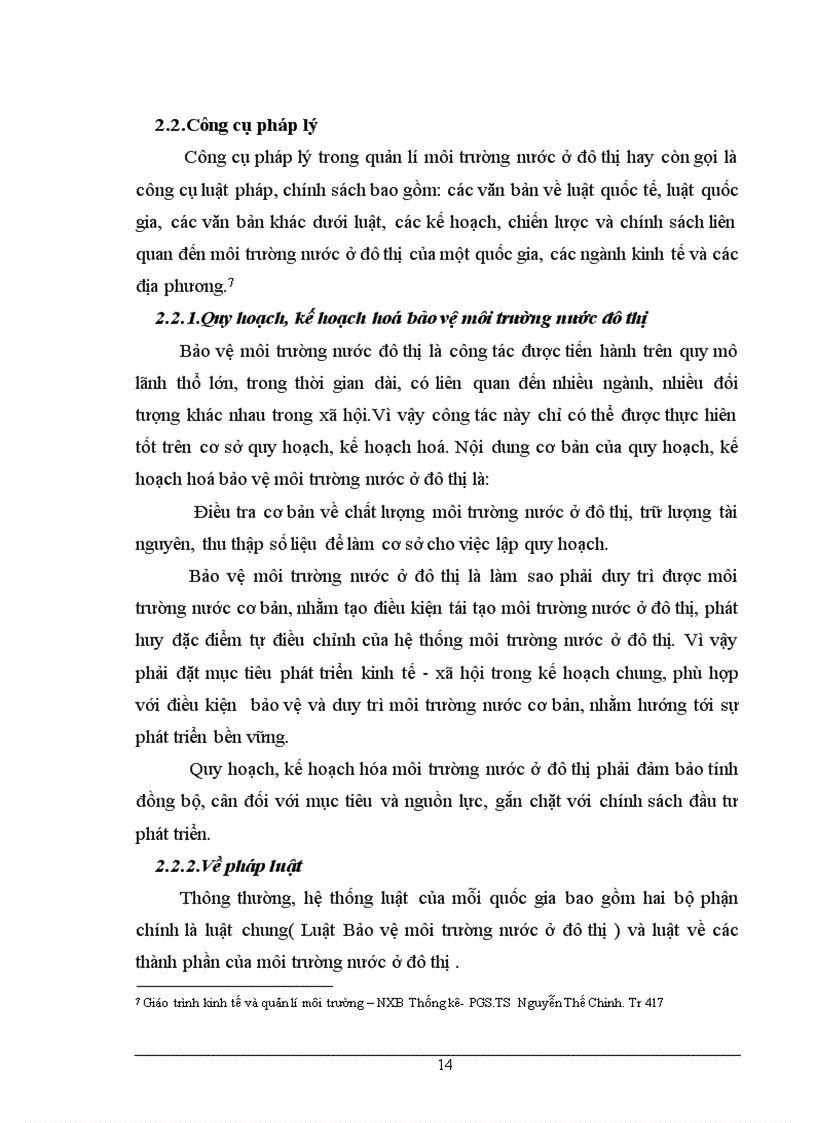 image for page Thực trạng và giải pháp của nhà nước trong việc giải quyết vấn đề môi trường nước ở đô thị hiện nay 1