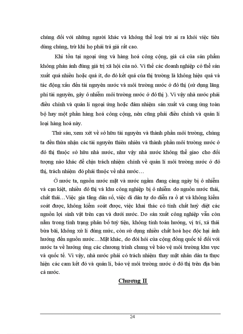 image for page Thực trạng và giải pháp của nhà nước trong việc giải quyết vấn đề môi trường nước ở đô thị hiện nay 1