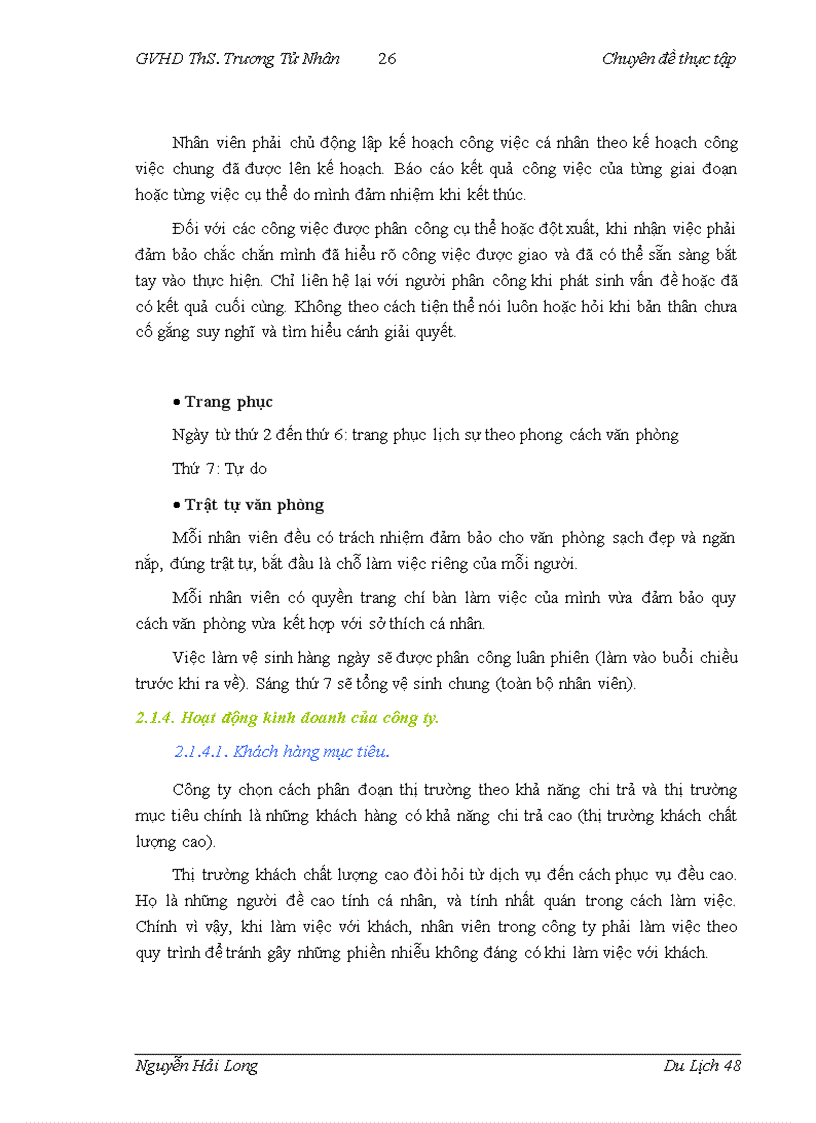 image for page Hoàn thiện quy trình điều hành chương trình du lịch nội địa tại công ty Đầu tư và Du lịch Sao Việt