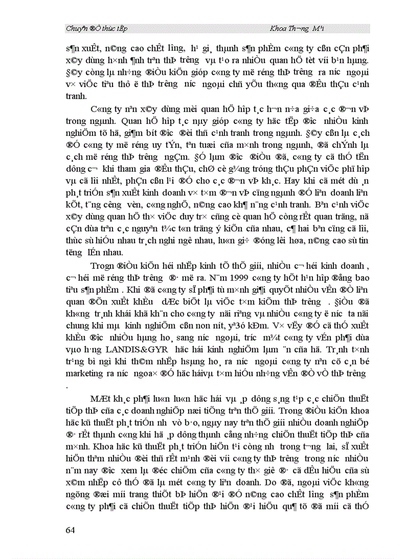 image for page Một số biện pháp đầy mạnh hoạt động tiêu thụ sản phẩm ở Công ty thiết bị đo điện 1