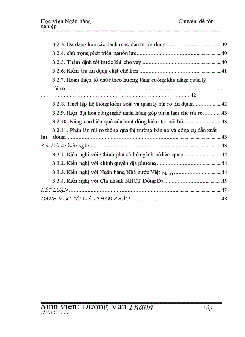 image for page Giải pháp hạn chế rủi ro tín dụng tại Chi nhánh Ngân hàng Công Thương khu vực Đống Đa 1