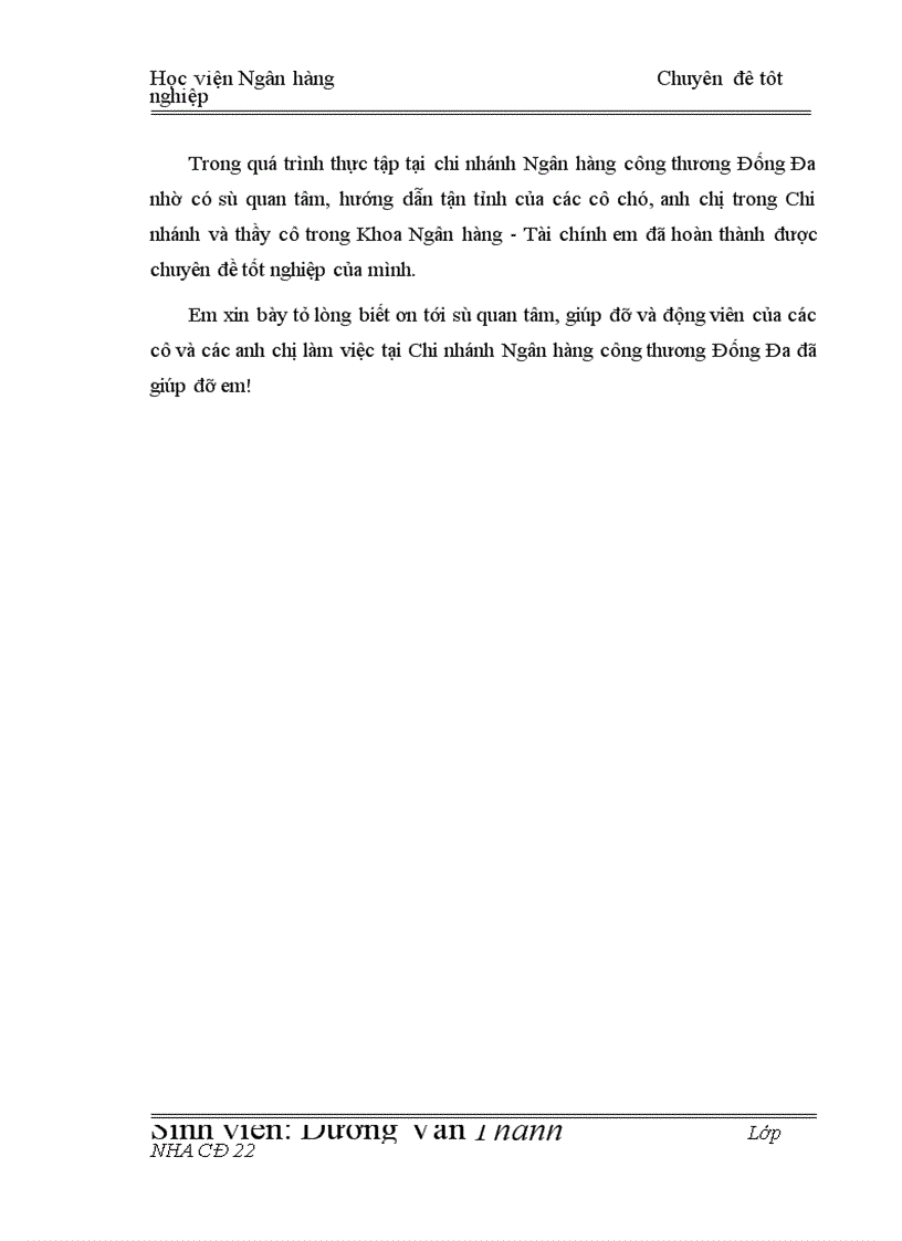 image for page Giải pháp hạn chế rủi ro tín dụng tại Chi nhánh Ngân hàng Công Thương khu vực Đống Đa 1