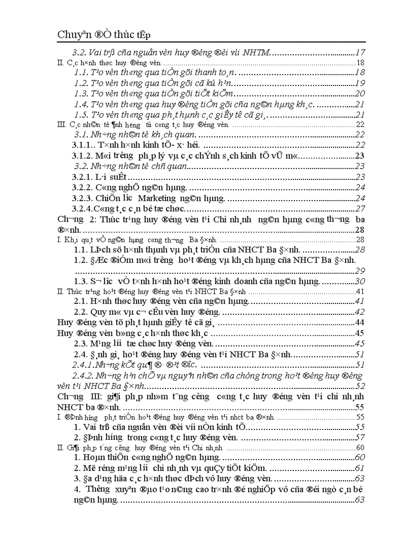 image for page Giải pháp tăng cường huy động vốn tại Ngân hàng công thương Ba Đình 1