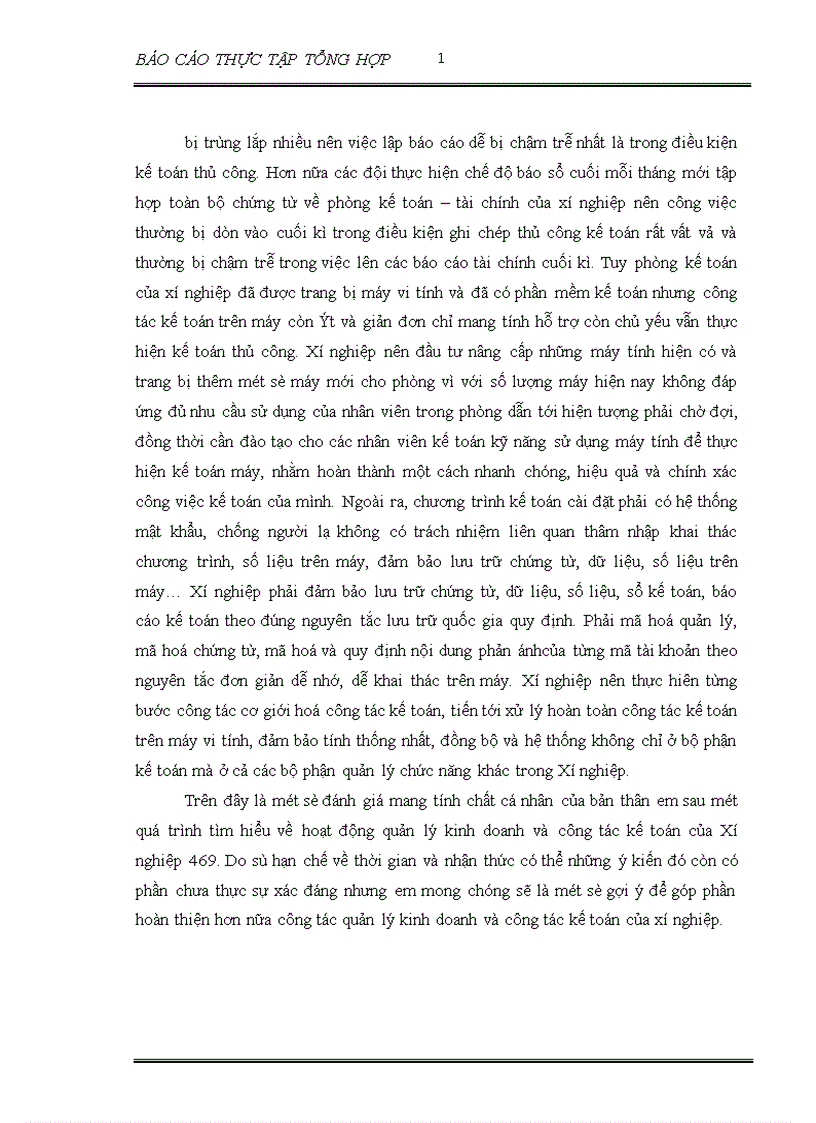 image for page Đặc điểm tổ chức bộ máy kế toán và công tác kế toán tại Xí nghiệp