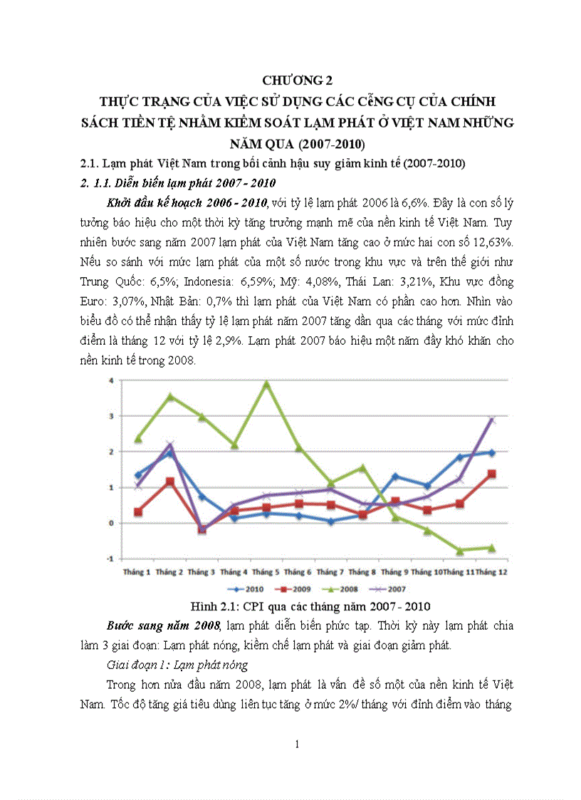 image for page Thực trạng của việc sử dụng các công cụ của chính sách tiền tệ nhằm kiểm soát lạm phát ở việt nam những năm qua