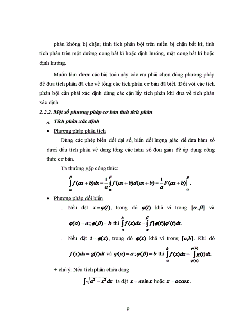 image for page Ứng dụng tích phân vào các môn học của sinh viên Trường Đại học Nông lâm