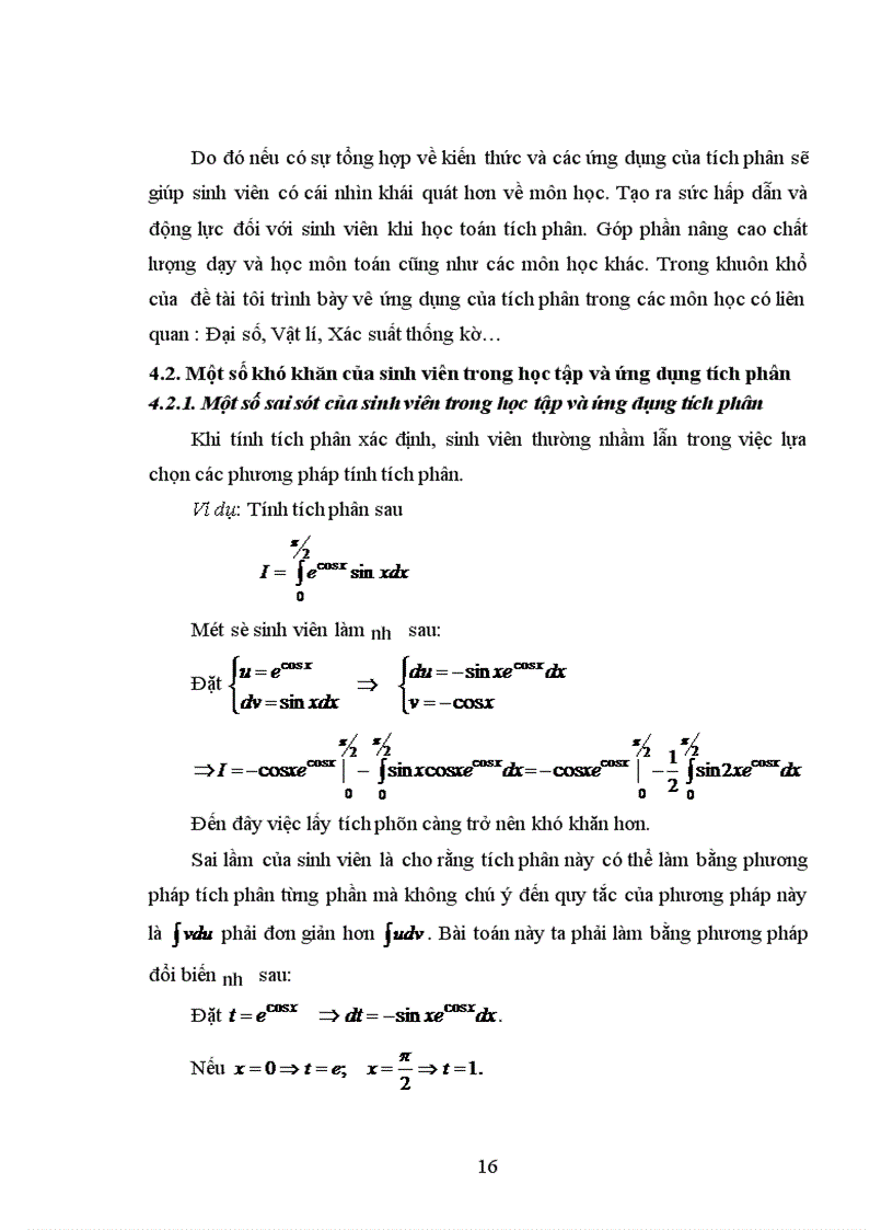 image for page Ứng dụng tích phân vào các môn học của sinh viên Trường Đại học Nông lâm