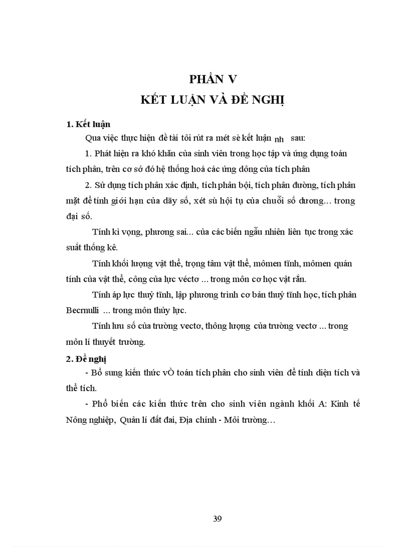 image for page Ứng dụng tích phân vào các môn học của sinh viên Trường Đại học Nông lâm