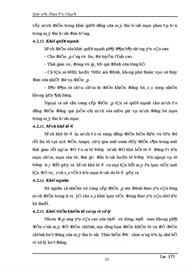 image for page Nguồn ổn áp dải rộng của ti vi màu