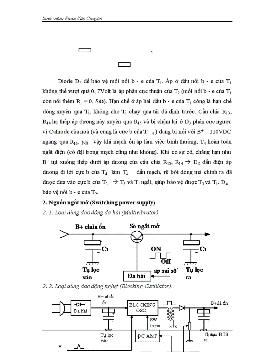 image for page Nguồn ổn áp dải rộng của ti vi màu